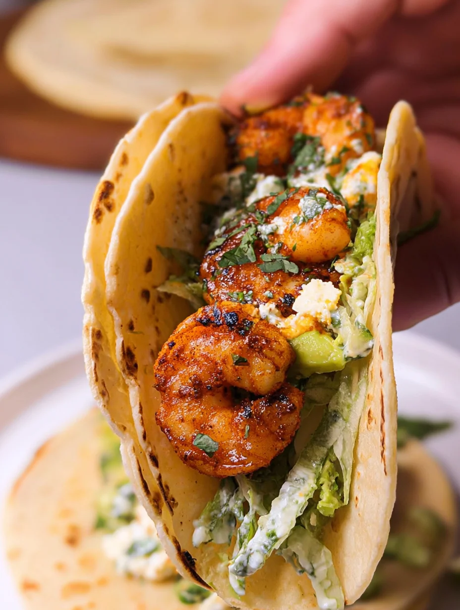 Cilantro Lime Shrimp Tacos