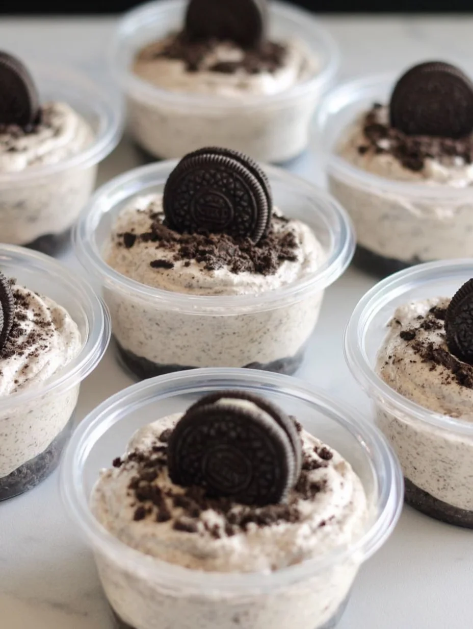 Cookies and Cream Dessert Cups