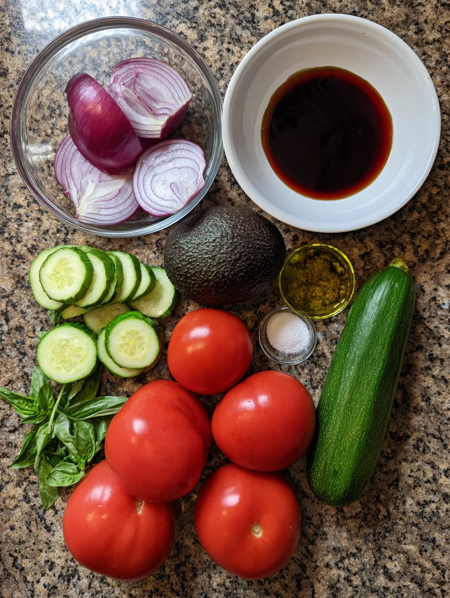 Cucumber Tomato Avocado Salad