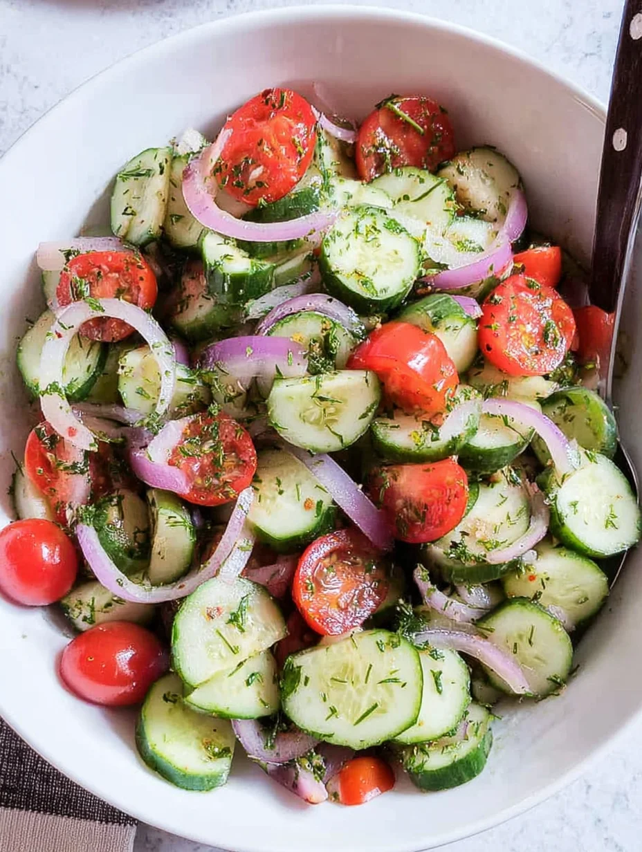 Cucumber Tomato Salad