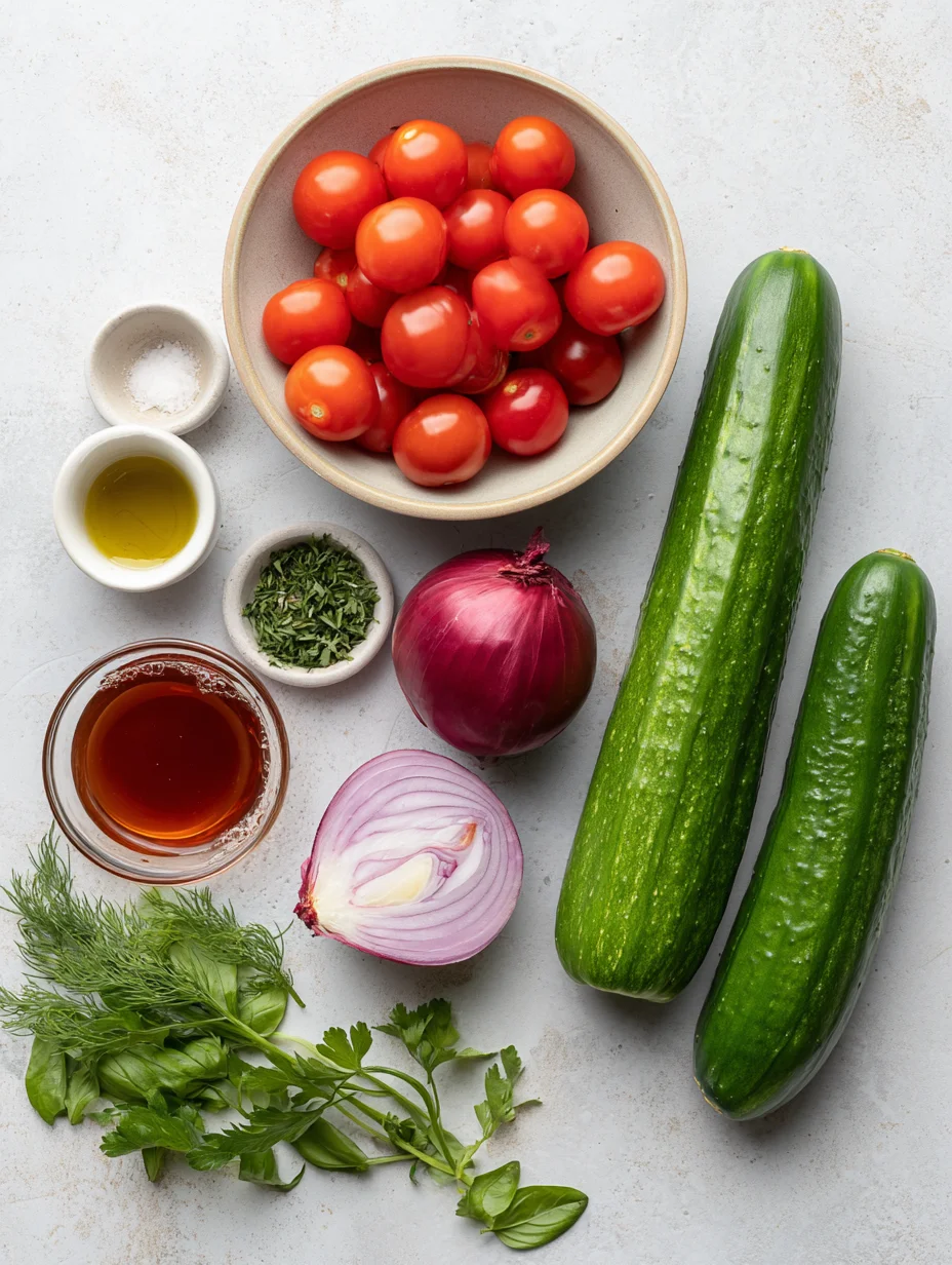 Cucumber Tomato Salad