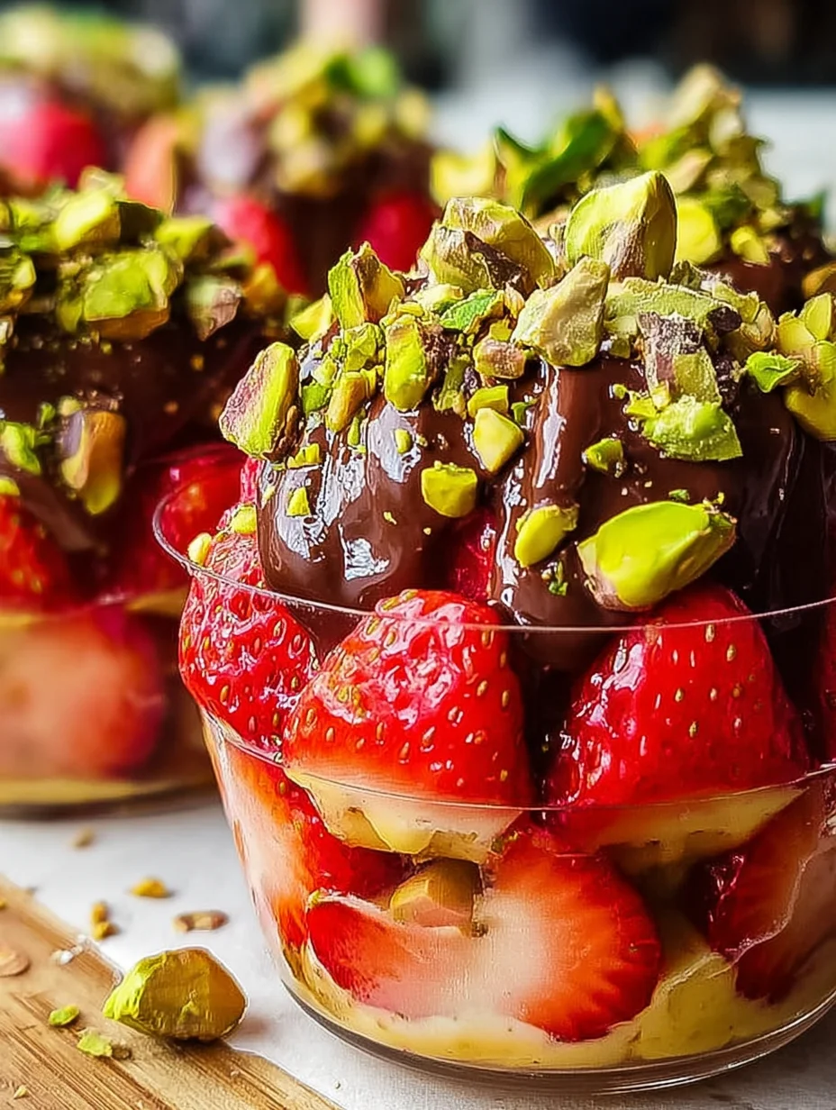 Dubai Chocolate Strawberries