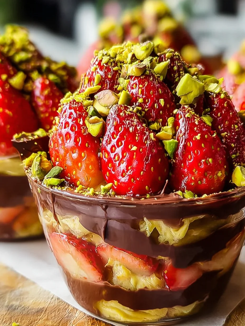 Dubai Chocolate Strawberries