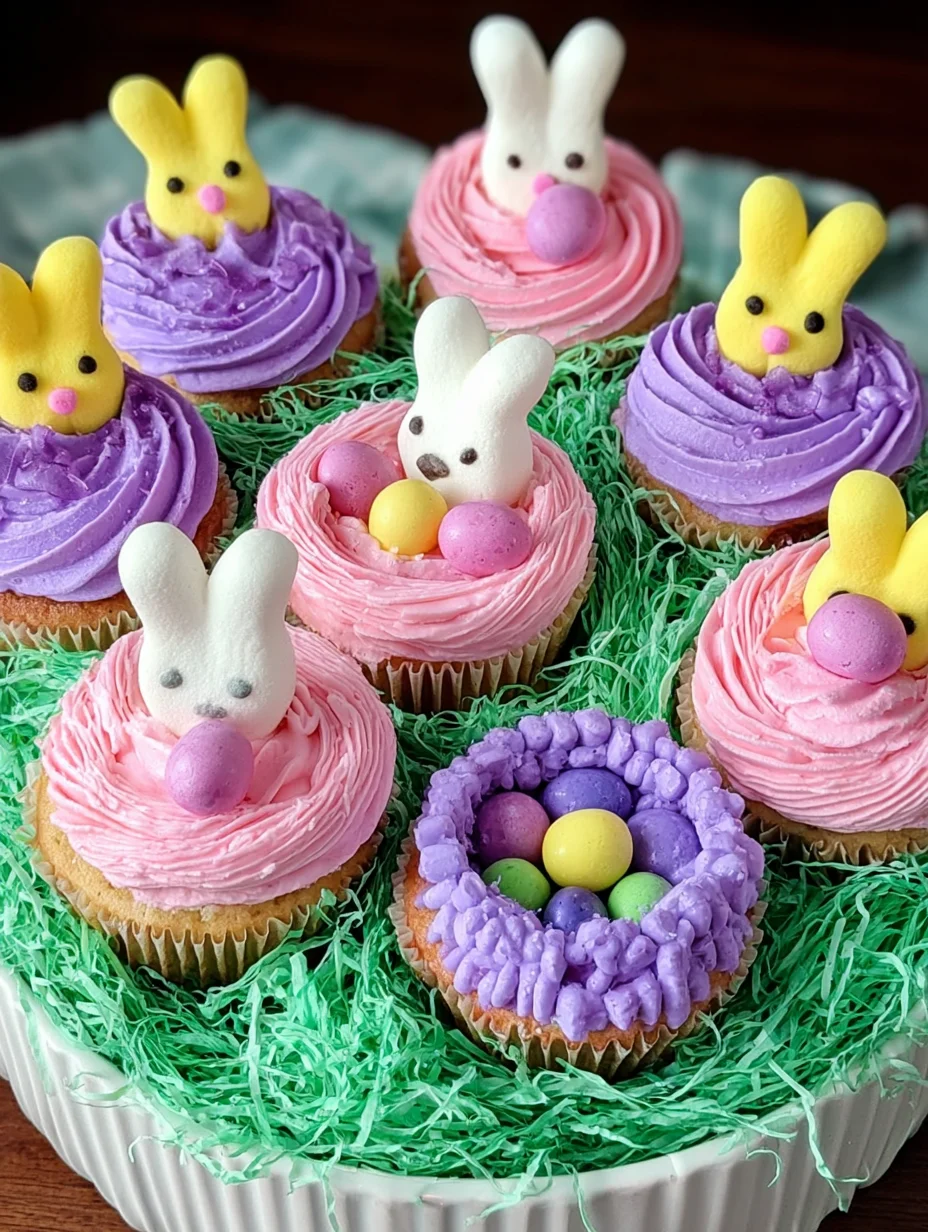 Easter Basket Cupcakes