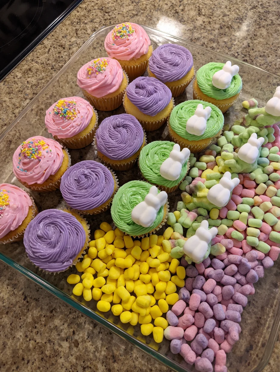Easter Basket Cupcakes
