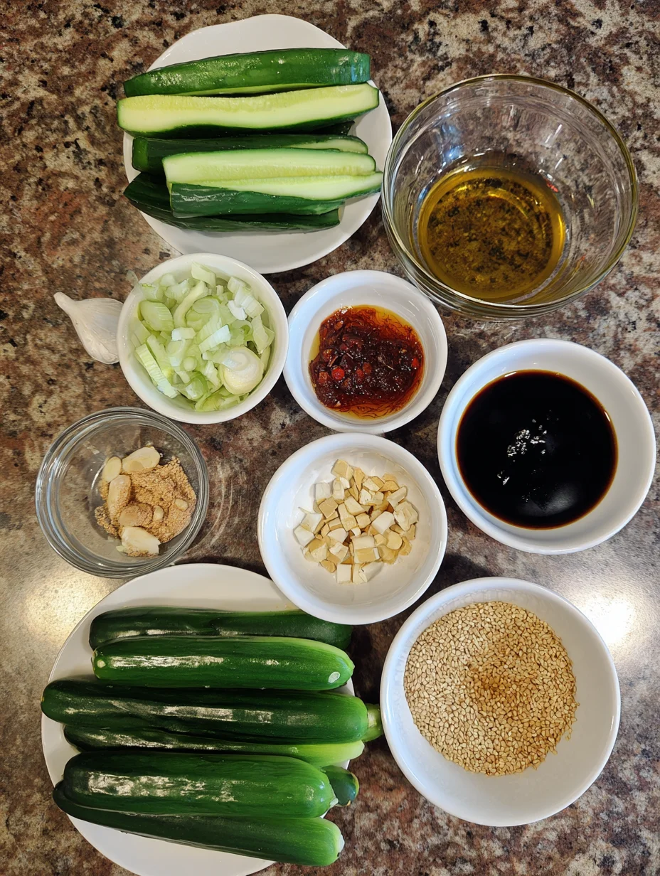 Easy Asian Cucumber Salad