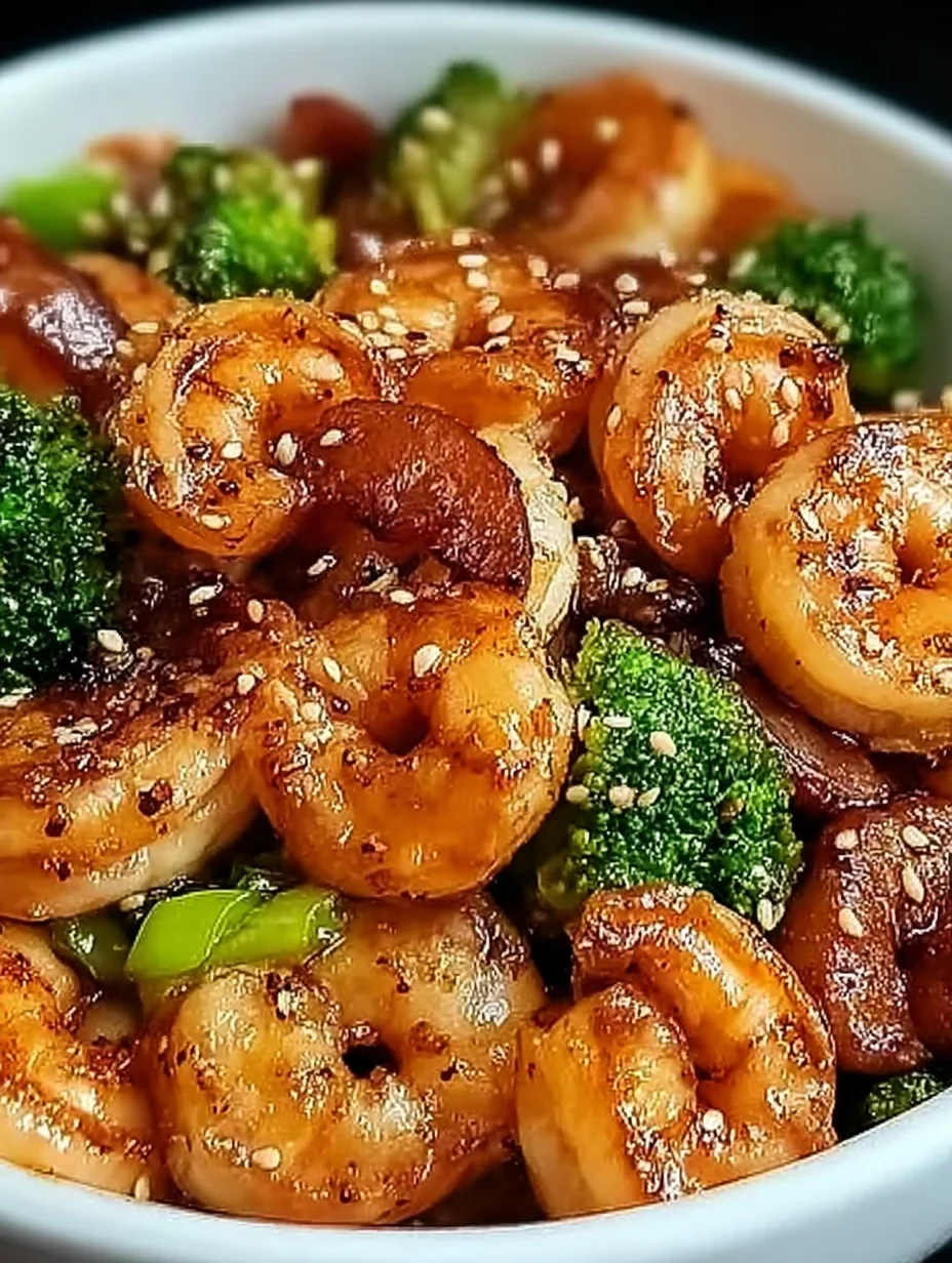 High-Protein Honey Garlic Shrimp