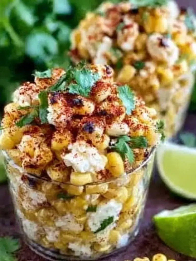 Mexican Street Corn Salad Cups