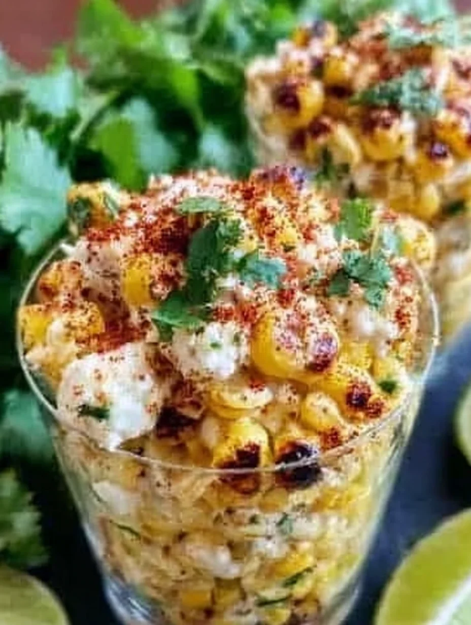 Mexican Street Corn Salad Cups