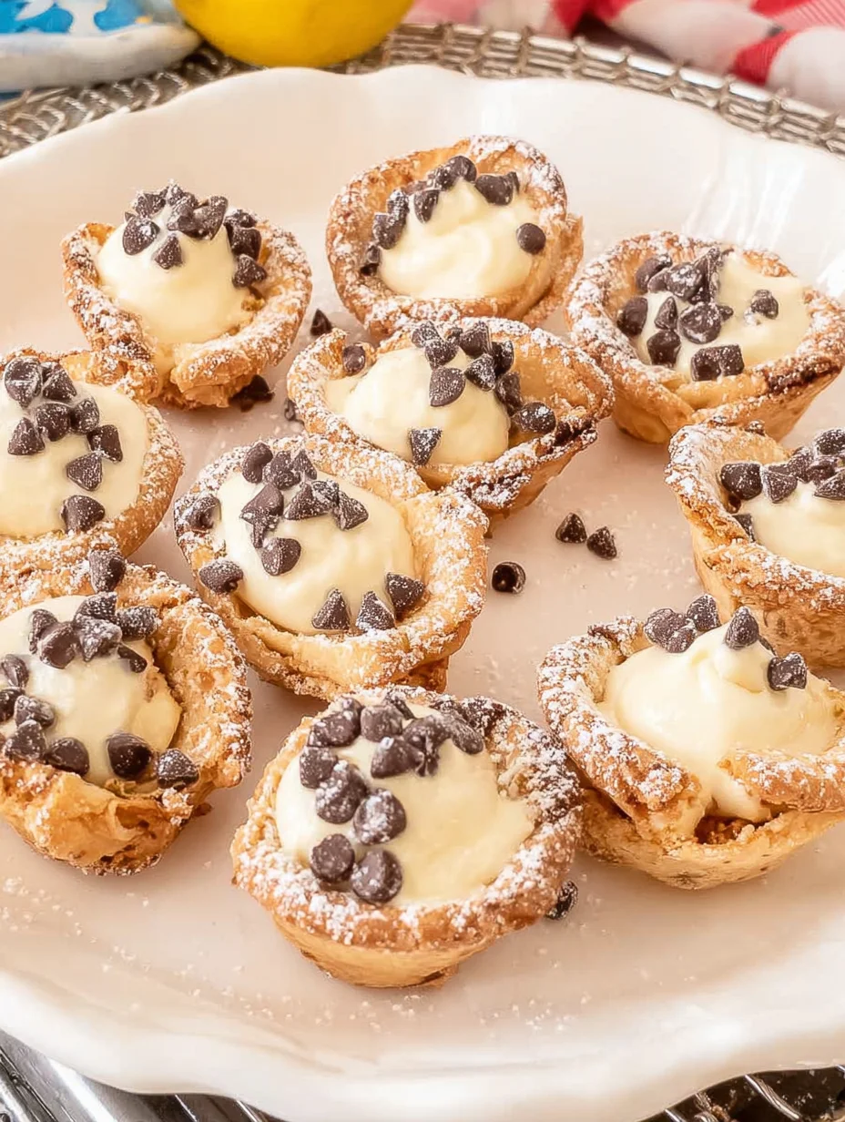 Mini Cannoli Cups