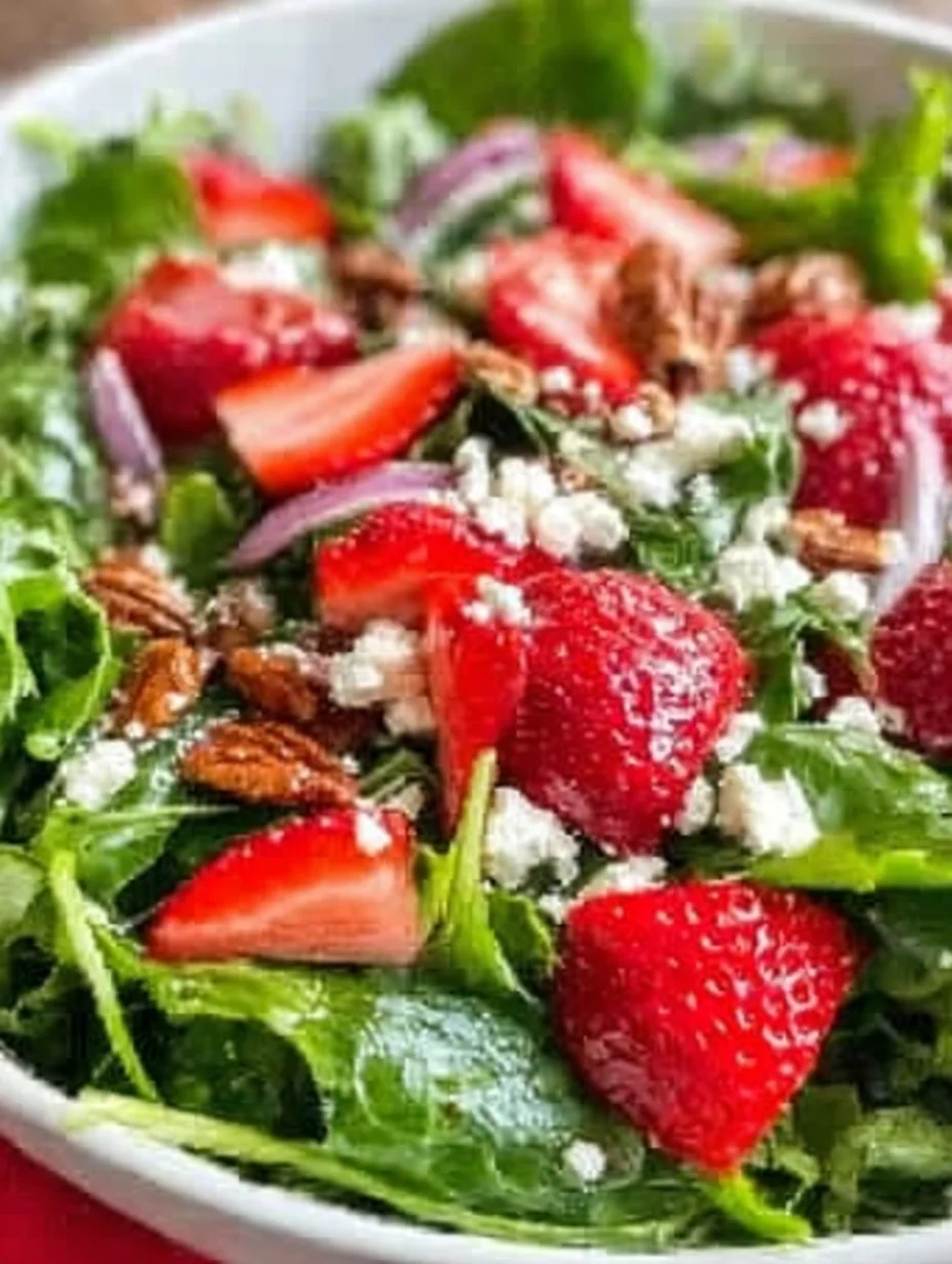 Quick Easter Strawberry Spring Salad