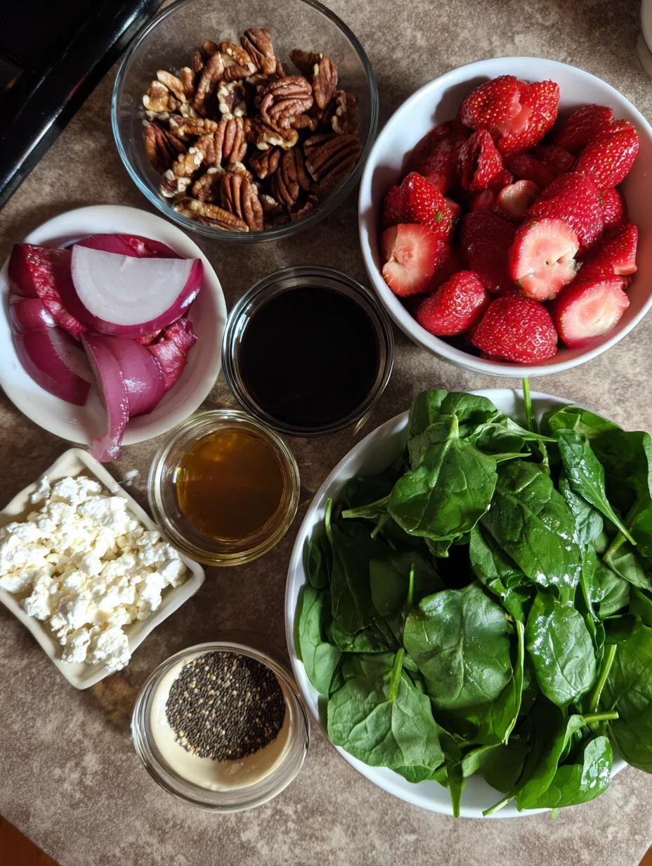 Spinach Strawberry Salad