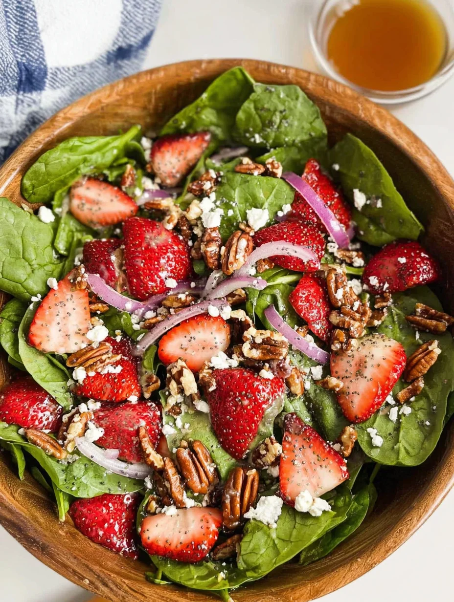 Spinach Strawberry Salad