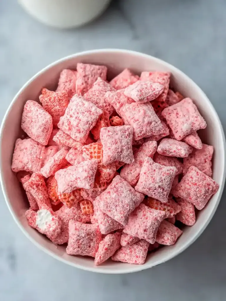 Strawberry Shortcake Puppy Chow