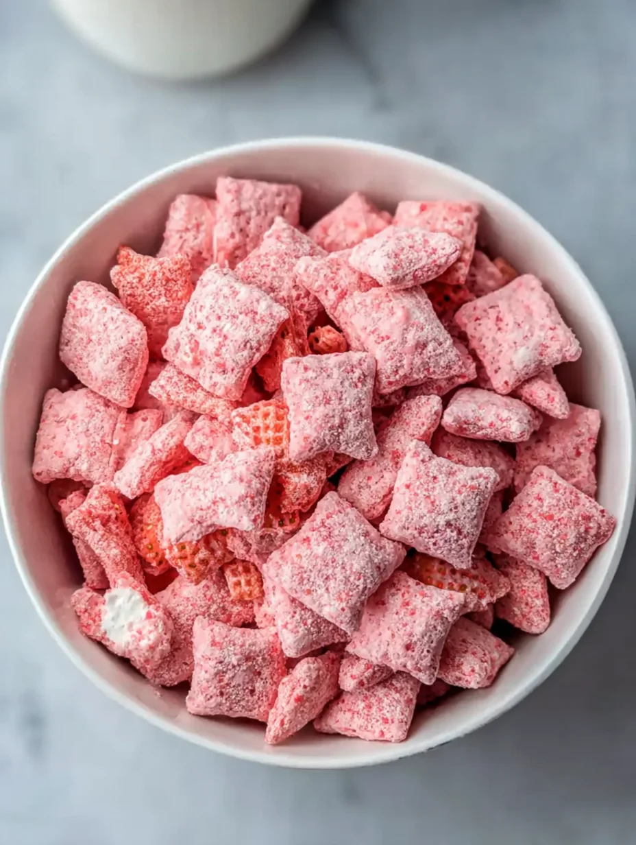 Strawberry Shortcake Puppy Chow