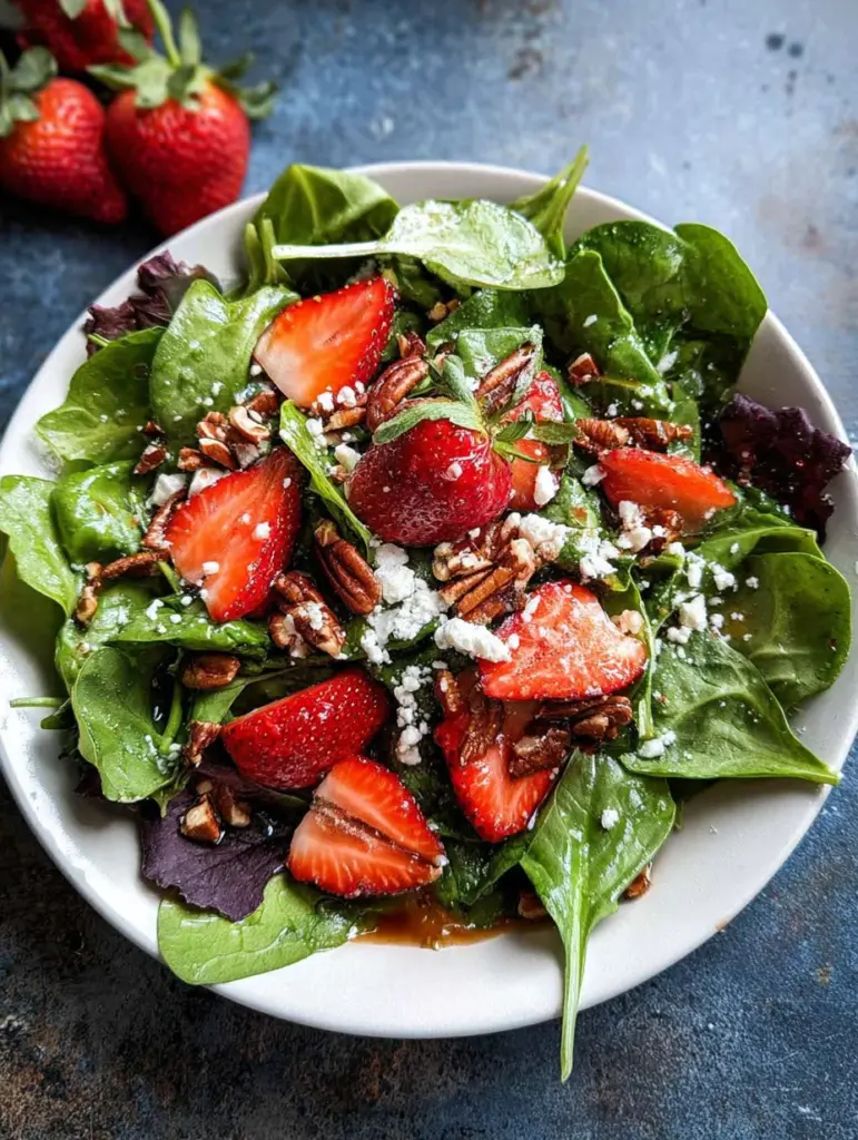 Strawberry Spinach Salad