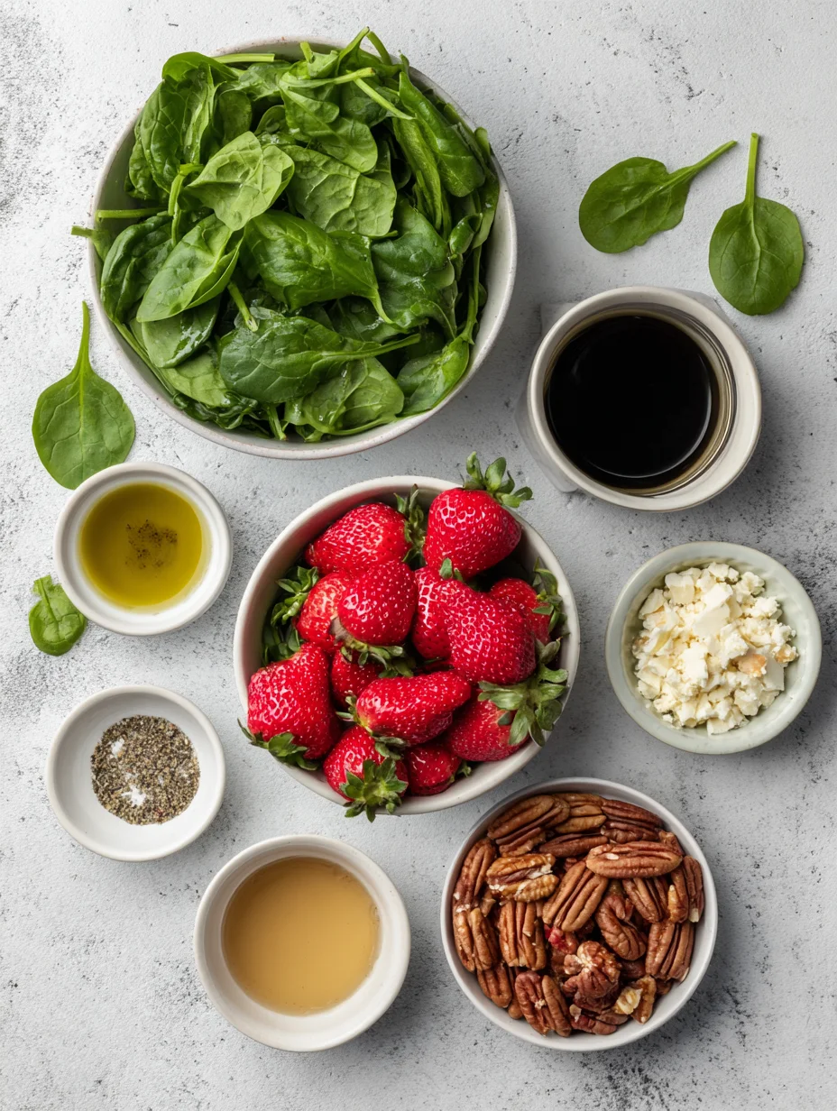 Strawberry Spinach Salad