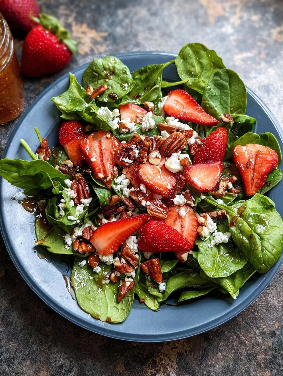Strawberry Spinach Salad