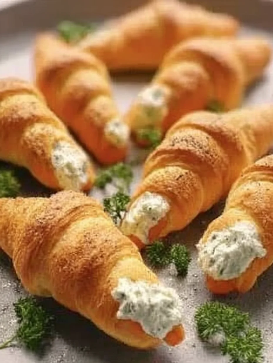 Stuffed Crescent Roll Carrots