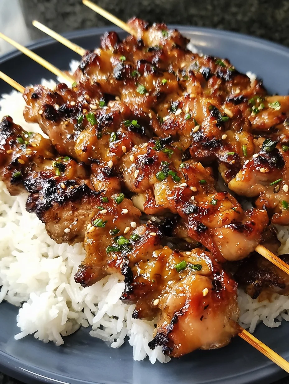 Teriyaki Chicken Skewers