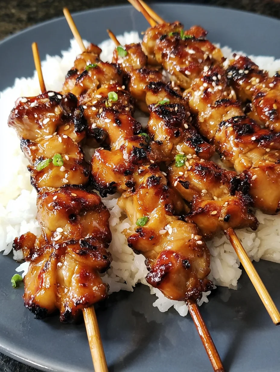 Teriyaki Chicken Skewers