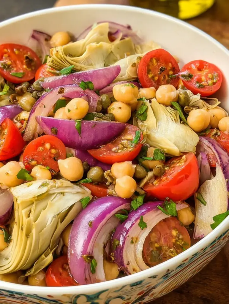 Tuscan Artichoke Tomato Salad